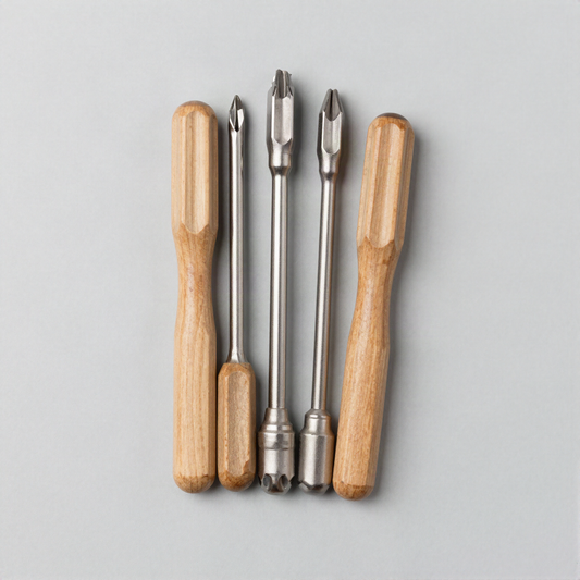Wooden Handle Screwdriver Set