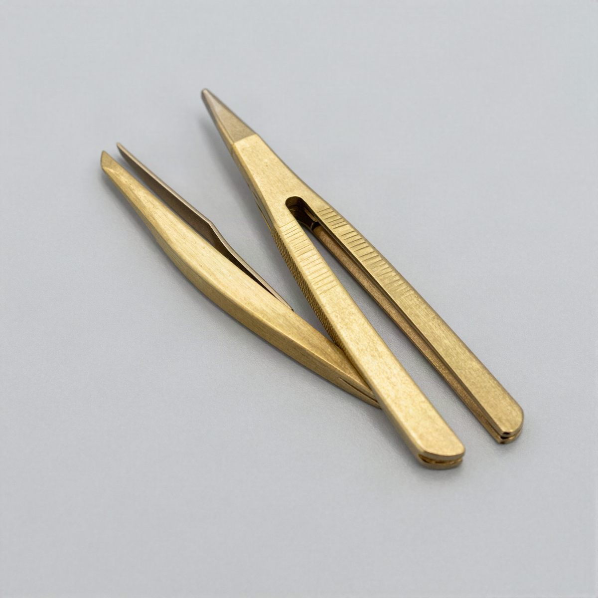 Brass Precision Tweezer Set