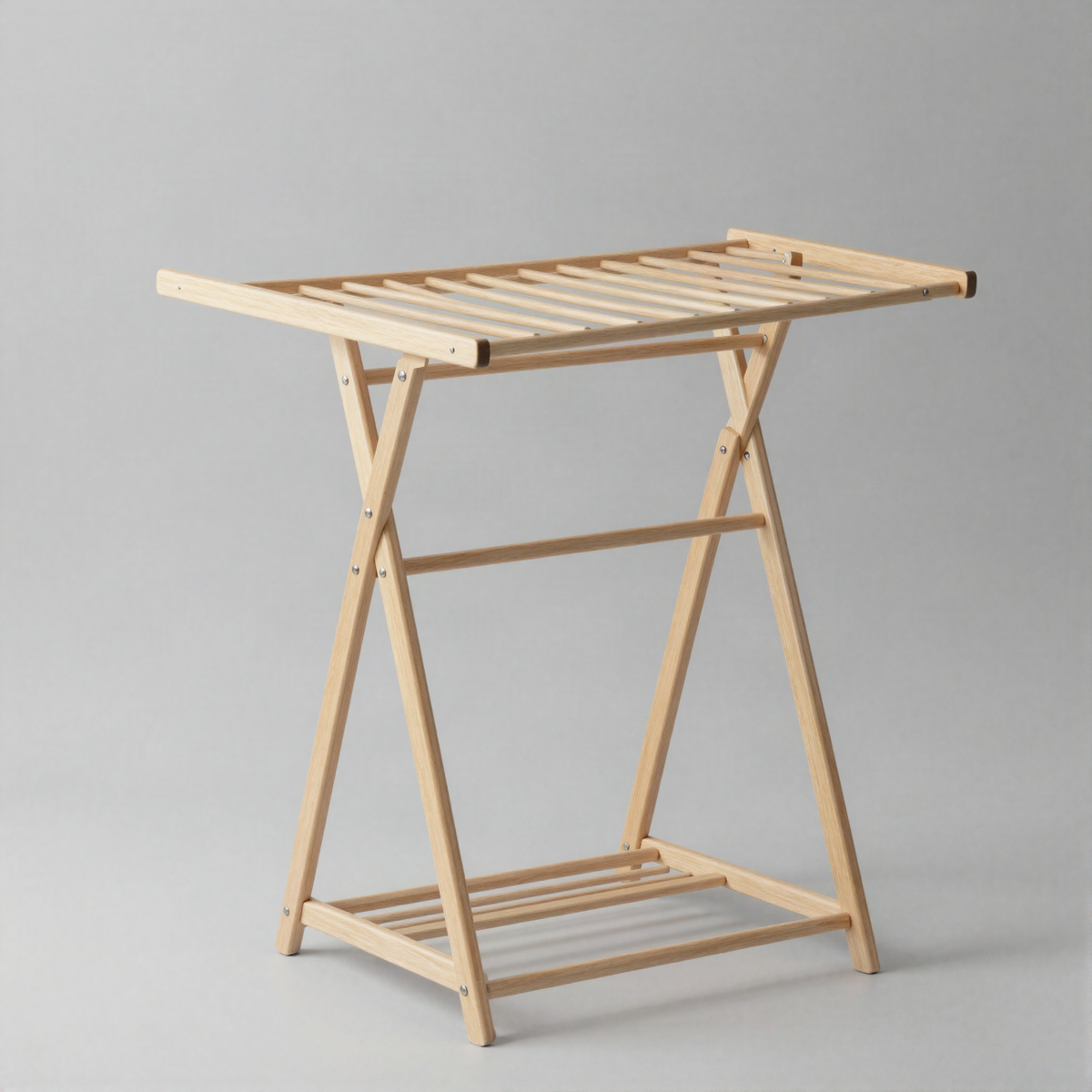 Folding Wooden Drying Rack