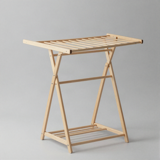 Folding Wooden Drying Rack